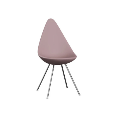 Fritz Hansen - Drop Chair by Arne Jacobsen - pale rose