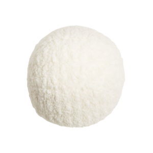 Snowball throw pillow by Crate&Barrel