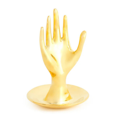 Brass Ring Holder Hand by Jonathan Adler