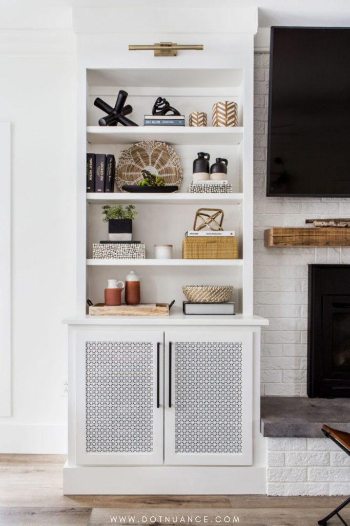 Biopholic design - brick fireplace