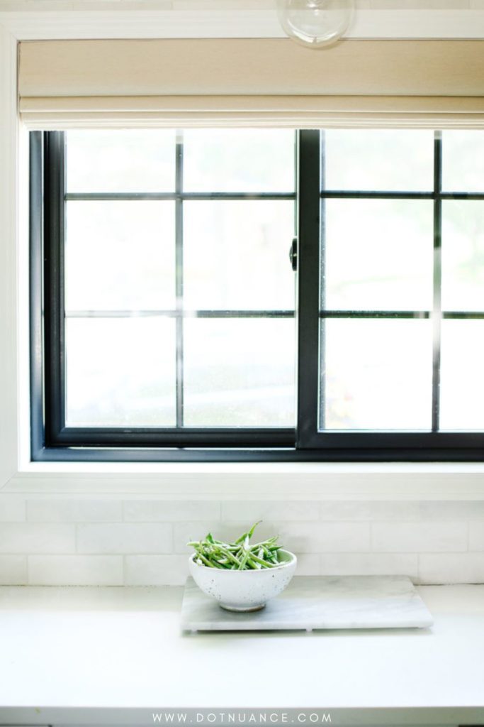Biopholic design - natural material window blind