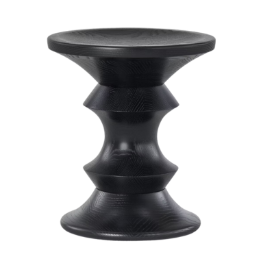 Herman Miller - Eames Turned Stool - A Ebony