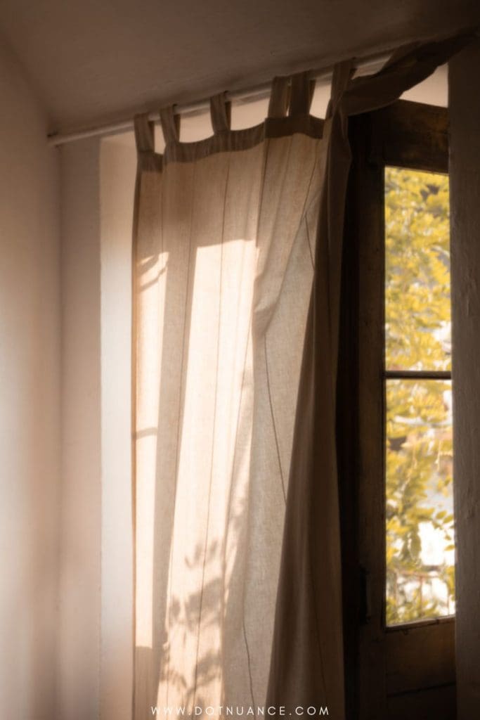 Slow living spaces - calming color palette soft neutrals