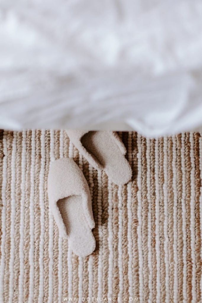 Bedroom Refresh - cozy rug
