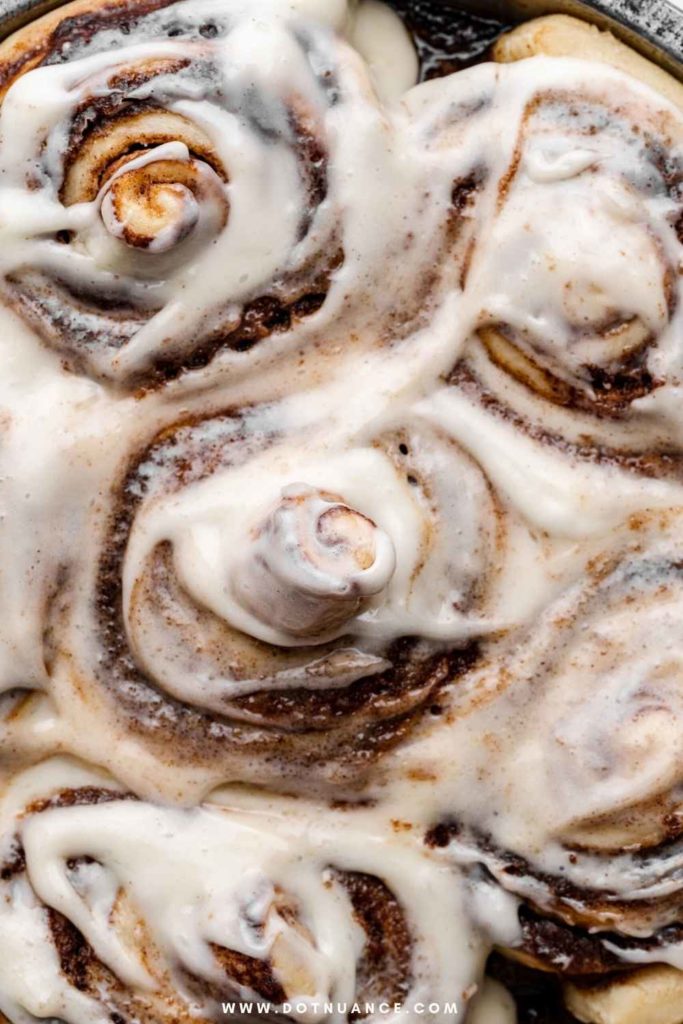 Fluffy Cinnamon Rolls with Cream Cheese Frosting