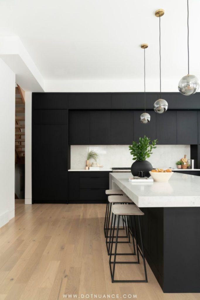 Scandinavian design ideas - pop of contrast black