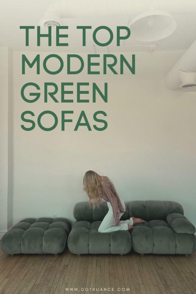 The Top modern Green Sofa IDeas for your living room