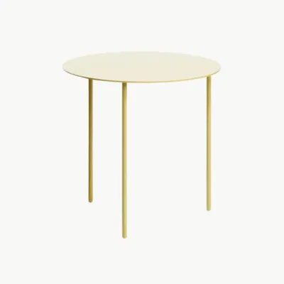 Pair side table, M, ochre steel Møbel Copenhagen  David Thulstrup