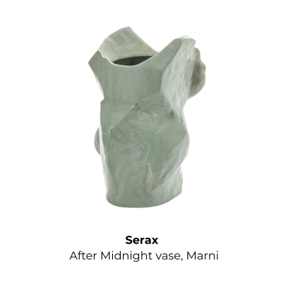 Serax After Midnight vase, Marni