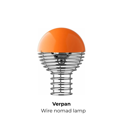 Verpan Wire nomad lamp