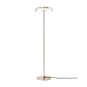 Brass floor lamp