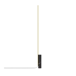 Gold floor lamp