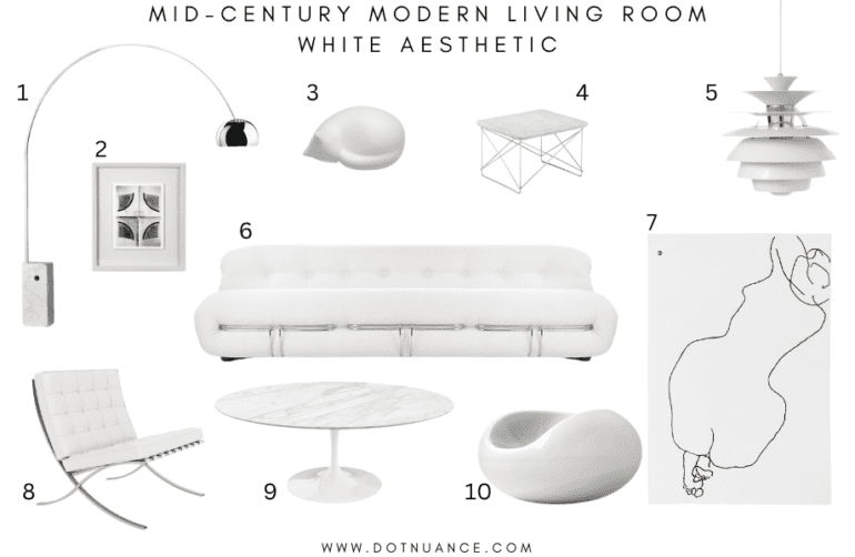 Mid-century modern living room - Dotnuance