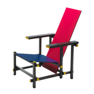 Red and blue chair - Gerrit Rietveld