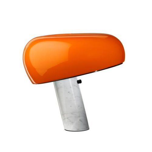 Orange snoopy table lamp fall decor