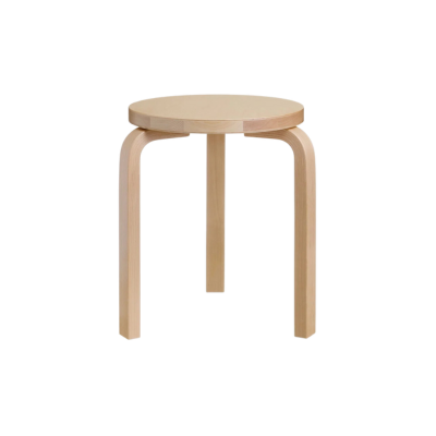 Artek - Aalto stool 60, birch soft edges