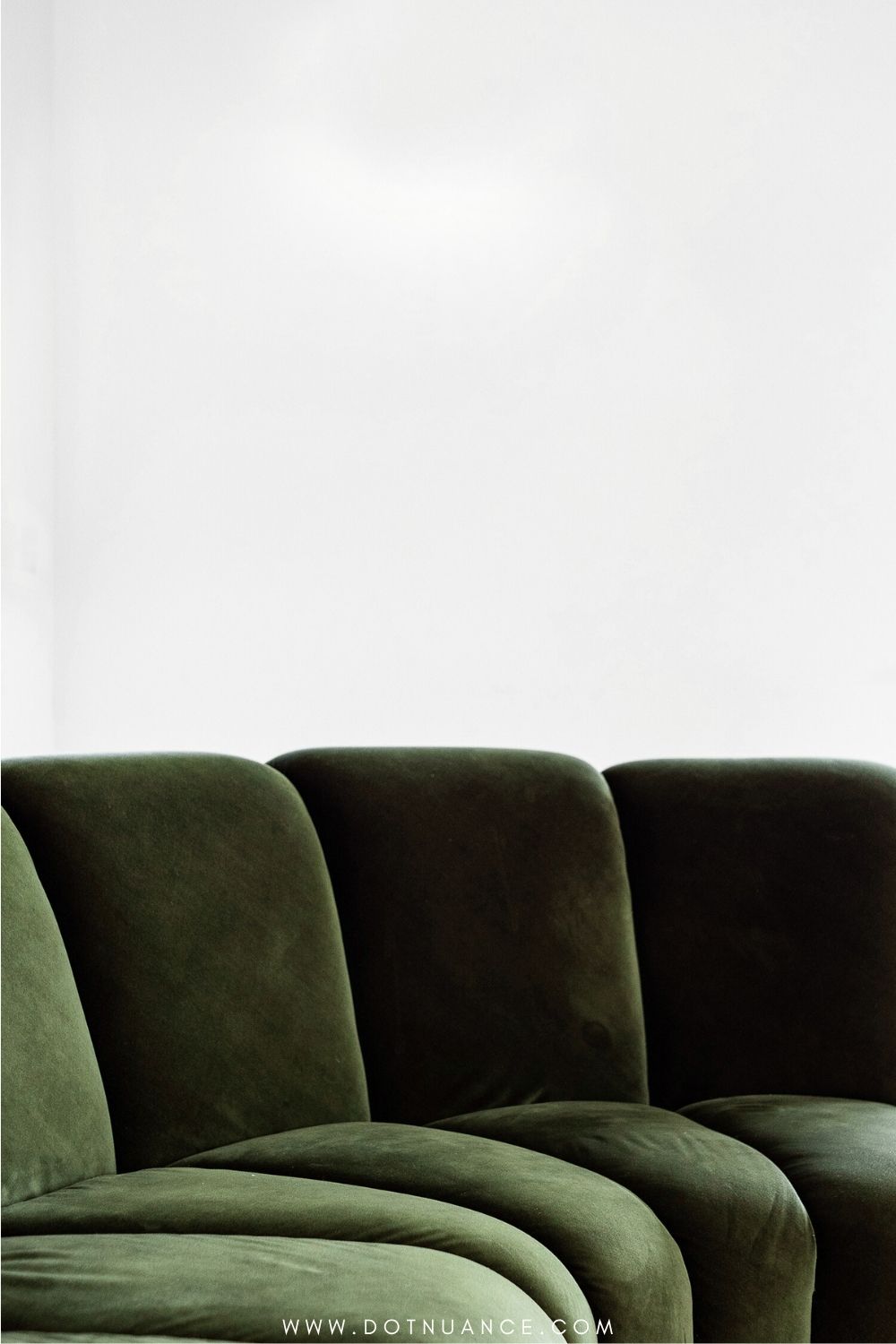 Green sofa design