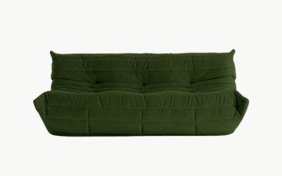 Ligne Roset - Togo Loveseat velvet green sofa