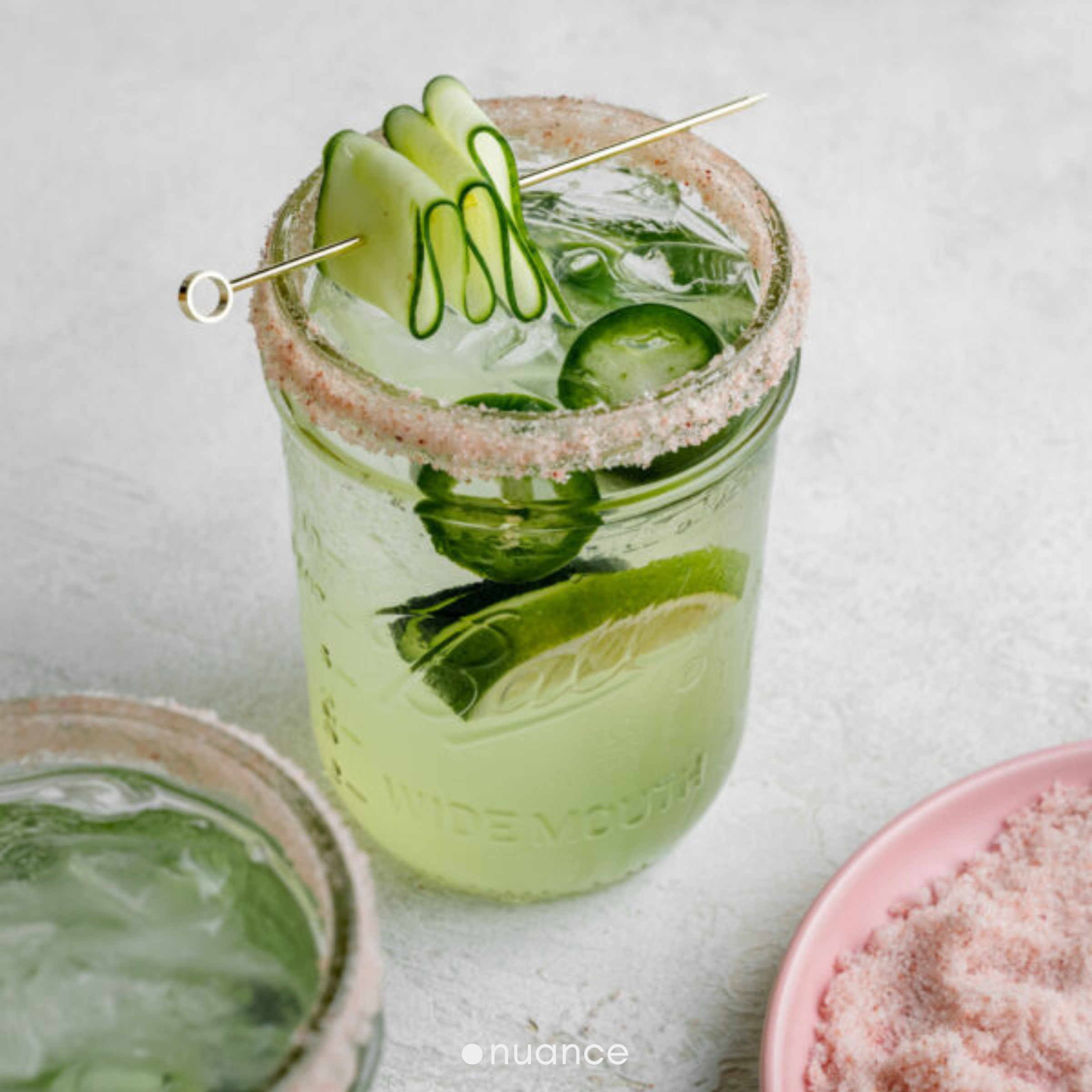 non-alcoholic drinks - cucumber fizz