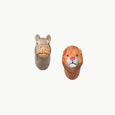 Ferm Living Animal Hooks (Set of 2) - un kids storage