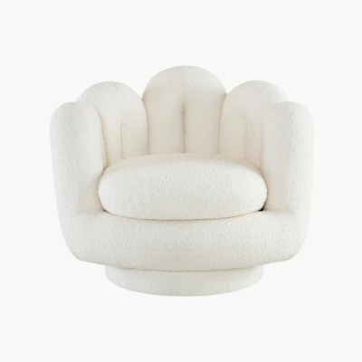 Serpentine Swivel Chair by Jonathan Adler