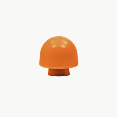 reig orange glass table lamp