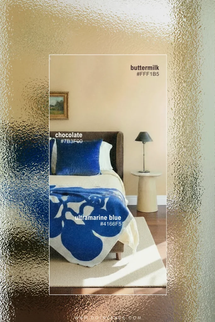 r yellow, chocolate, ultramarine blue